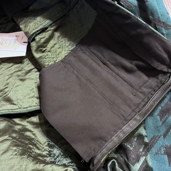 NWT Designer Risto Green/Teal Jacquard Skort Shorts w/ Pockets - Picture 10 of 16